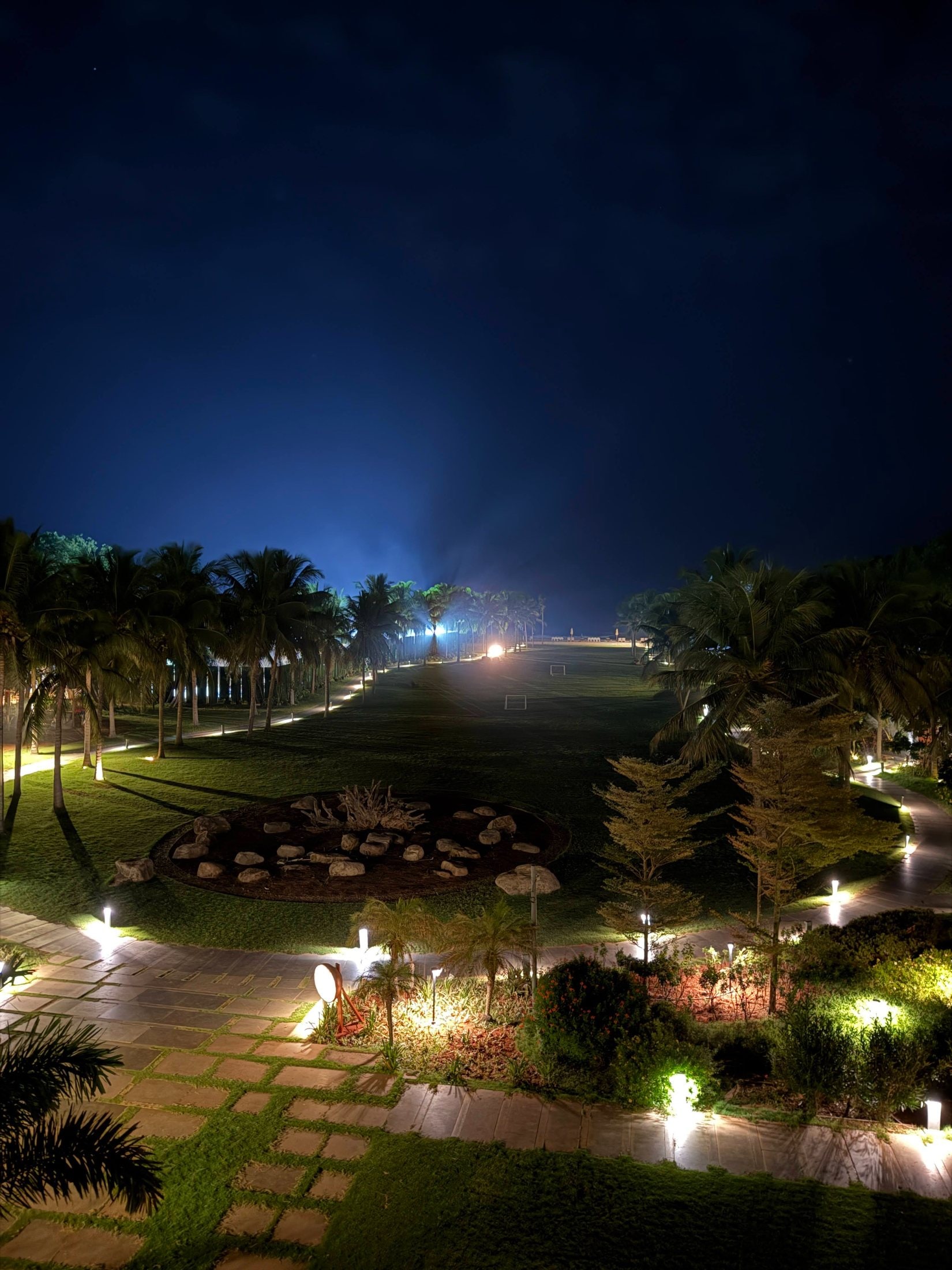 beach at night